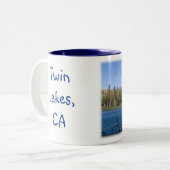 Tasse 2 Couleurs Lacs jumeaux, CA (Devant gauche)