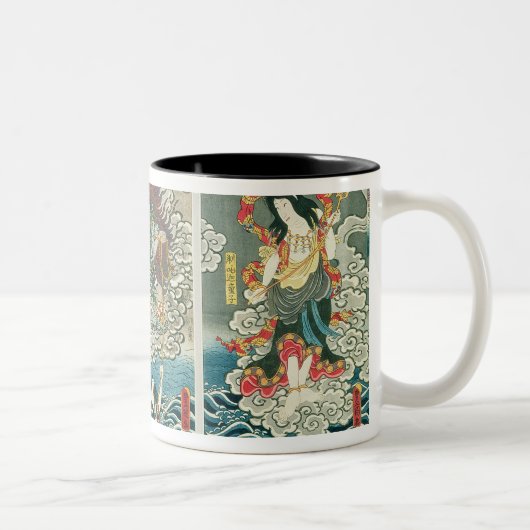 Tasse 2 Couleurs L'acteur Ichikawa Ebizo V comme divinité Fudo Myoo (Droit)