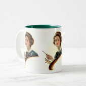 Tasse 2 Couleurs Lady Artist (Devant gauche)