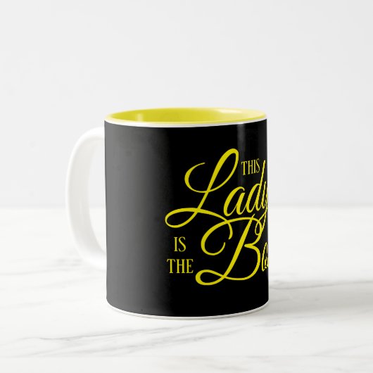 Tasse 2 Couleurs Lady BOSS (Devant gauche)