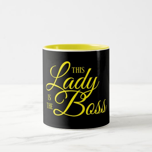 Tasse 2 Couleurs Lady BOSS (Centre)