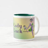 Tasse 2 Couleurs Lady Luck Harlequin (Devant droit)