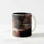 Tasse 2 Couleurs Lady of Shalott Waterhouse Art (Devant droit)