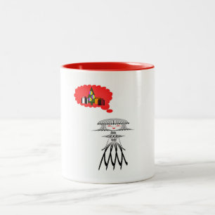 TASSE 2 COULEURS LADY PENSE À NOËL