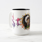 Tasse 2 Couleurs Lady Sioux (Devant gauche)