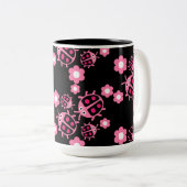 Tasse 2 Couleurs Ladybird Et ladybug (Devant droit)