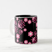 Tasse 2 Couleurs Ladybird Et ladybug (Devant gauche)