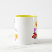 Tasse 2 Couleurs Ladybug et Fleurs (Centre)