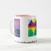 Tasse 2 Couleurs lafaye de lis (Devant gauche)