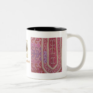 Tasse 2 Couleurs L'Afghanistan : Reste vintage de textile