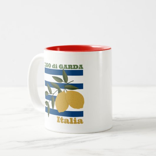 Tasse 2 Couleurs Lago di Garda (Devant gauche)