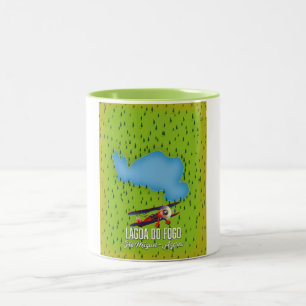 Tasse 2 Couleurs Lagoa do Fogo São Miguel Azores carte