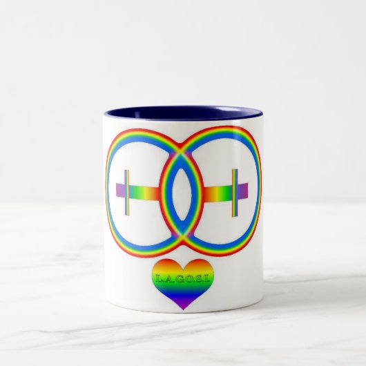Tasse 2 Couleurs LAGOSI 001Rainbow-2female-mug (Centre)