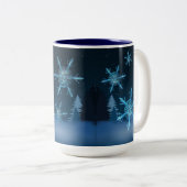 Tasse 2 Couleurs Laisse-le neiger (Devant droit)