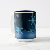 Tasse 2 Couleurs Laisse-le neiger (Devant gauche)