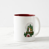 Tasse 2 Couleurs laisse-le neiger (Devant droit)