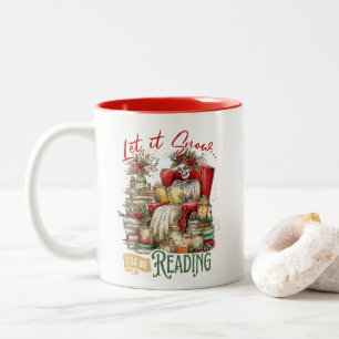Tasse 2 Couleurs Laisse-le neiger je vais lire