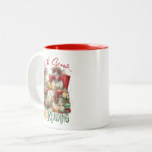 Tasse 2 Couleurs Laisse-le neiger je vais lire (Devant gauche)