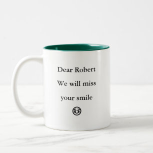 Tasse 2 Couleurs Laisser actuel pour le collègue de travail deux