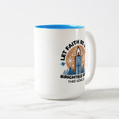 Tasse 2 Couleurs Laisser la foi briller : Thème hiver (Devant droit)