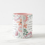 Tasse 2 Couleurs Laisser les mots de ma bouche - Ps 19:14 (Centre)