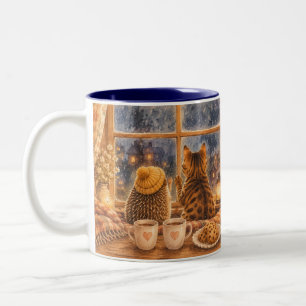 Tasse 2 Couleurs Laissez le monde être pluvieux