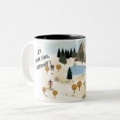 Tasse 2 Couleurs Laissez Votre Âme Respirer (Devant gauche)