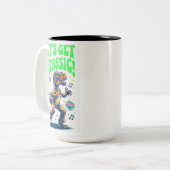 Tasse 2 Couleurs Laissons Jurassic ! (Devant gauche)