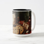 Tasse 2 Couleurs Lait et biscuits classiques (Devant droit)
