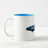 Tasse 2 Couleurs Lake Arthur Pennsylvania Fish (Gauche)