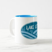 Tasse 2 Couleurs Lake City Colorado Extérieur (Devant gauche)