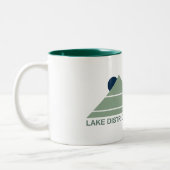 Tasse 2 Couleurs Lake District National Park Mountain Sun (Gauche)