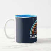 Tasse 2 Couleurs Lake George, New York Rainbow (Gauche)