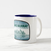 Tasse 2 Couleurs Lake Murray South Carolina Deer (Devant droit)