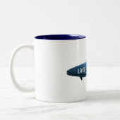 Tasse 2 Couleurs Lake Murray South Carolina Fish (Gauche)