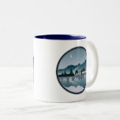 Tasse 2 Couleurs Lake Murray South Carolina Reflection (Devant droit)
