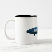 Tasse 2 Couleurs Lake Placid New York Fish (Gauche)
