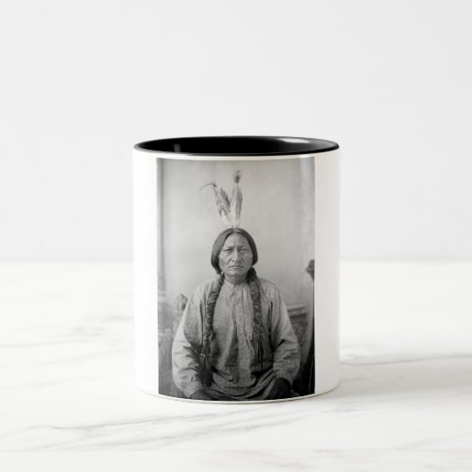 Tasse 2 Couleurs Lakota Leader assis Bull Amérindien (Centre)