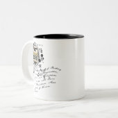 Tasse 2 Couleurs L'alchimie de l'écriture (Devant gauche)