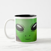 Tasse 2 Couleurs L'alien gonflable avec l'accueil vers Roswell (Gauche)