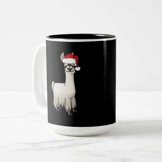 Tasse 2 Couleurs Lama chrétien (Devant gauche)