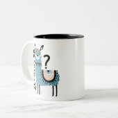 Tasse 2 Couleurs Lama de te de Como (Devant gauche)