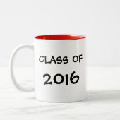 Tasse 2 Couleurs Lama d'obtention du diplôme (Gauche)