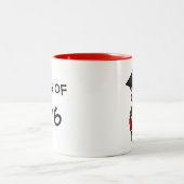 Tasse 2 Couleurs Lama d'obtention du diplôme (Centre)