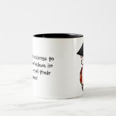 Tasse 2 Couleurs Lama d'obtention du diplôme (Centre)