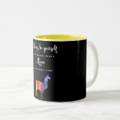 Tasse 2 Couleurs Lama. Soyez toujours vous-même excepté… (Devant droit)
