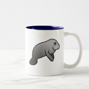 Tasse 2 Couleurs Lamantin mignon