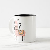 Tasse 2 Couleurs Lamas de te de Como (Devant gauche)