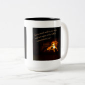 Tasse 2 Couleurs Lamentations 3:40 (Devant droit)