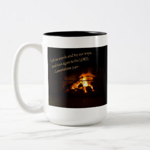 Tasse 2 Couleurs Lamentations 3:40
